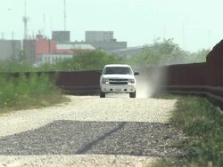 Border fence between Texas and Mexico News Clip