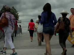 Hillary Clinton Holds Campaign Kick-Off Rally In NYC Stock Footage