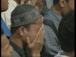 INDONESIA: MUSLIMS DEMAND END TO SECTARIAN BLOODSHED News Clip