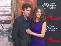 Sharlto Copley at "The Lone Ranger" Los Angeles Premiere Jerry Bruckheimer and Linda Bruckheimer at "The Lo at Disney California Adventure Park on June 22, 2013 in Anaheim, California (Footage by WireImage Video/Getty Images) Stock Footage
