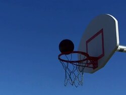 Basketball Goal Stock Footage