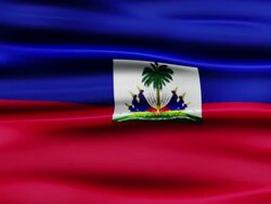 Flag of Haiti Stock Footage