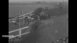 Early Mist wins 1953 Grand National horse race News Clip