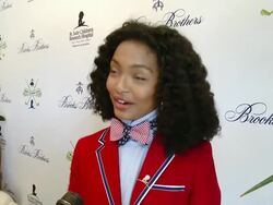 INTERVIEW - Yara Shahidi on why she wanted to support Brooks Brothers & St. Judes at Brooks Brothers Hosts MINI CLASSIC Golf Tournament To Benefit St. Jude Children's Research Hospital At Brooks Brothers Beverly Hills Stock Footage