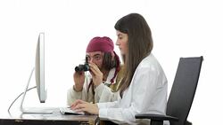 Conceptual hacker attack. Stock Footage