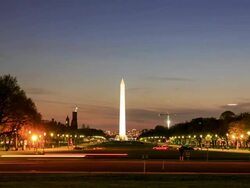 HD Time-lapse:Washington Monument in Washington DC Stock Footage