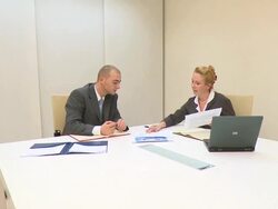 Office Workers Stock Footage