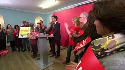 Ed Miliband gives speech to Labour supporters News Clip
