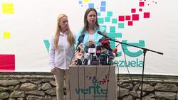 CLEAN : Lopez gives support to politicians barred in Venezuela News Clip