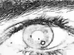 Drawing Eyes Stock Footage