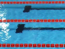 Swimming pool detail background Stock Footage