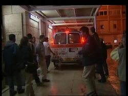 Wounded settlers arrive at hospital after shooting News Clip