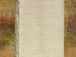 CU Shot of Georgia Guidestones / Georgia, United States Stock Footage
