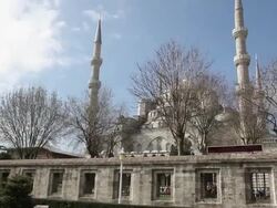 Blue Mosque, Istanbul, Turkey Stock Footage