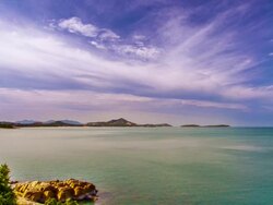 Grand sky over sea Stock Footage