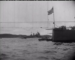 AN HISTORIC MEETING BETWEEN ... - PRESIDENT ROOSEVELT AND WINSTON CHURCHILL - NO SOUND News Clip