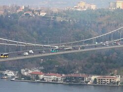HD: Fatih Sultan Mehmet Bridge,  Istanbul, TURKEY Stock Footage