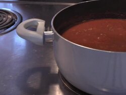Boiling Sauce (HD) Stock Footage