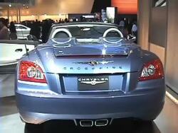 2004 Chrysler Crossfire convertible montage Stock Footage