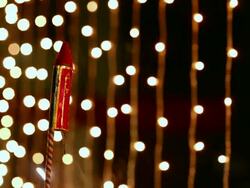 Celebrating diwali Stock Footage