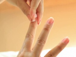 Clean Nails Stock Footage