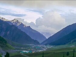stormy clouds with Twilight Stock Footage