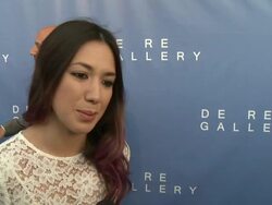 INTERVIEW - Michelle Branch on being a part of the night at De Re Gallery Opens Its Doors Stock Footage