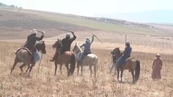 CLEAN : Twelfth century Battle of Hattin reenacted in Israel News Clip