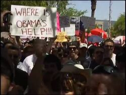 Thousands rally against Arizona''s tough new immigration law News Clip