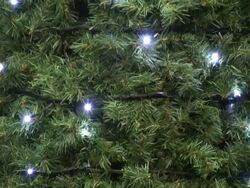 (HD1080i) Simple White Christmas / Holiday Tree lights Flashing Stock Footage