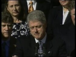 USA: BILL CLINTON MIDDLE EAST PRESS CONFERENCE News Clip