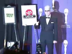 23rd Annual Rock and Roll Hall of Fame Induction Ceremony press room Stock Footage