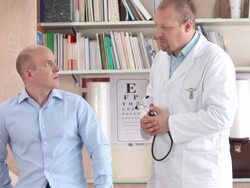 HD: Doctor Talking To Patient Stock Footage