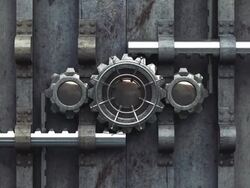 Locked Vault Opening Animation Stock Footage