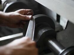 Knife Sharpener Stock Footage