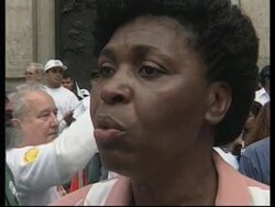 BRAZIL: RIO: PROTESTERS DEMAND RELIEF FROM POVERTY News Clip