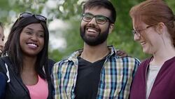 Laughing Together Stock Footage