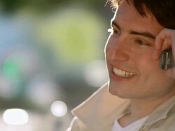 HD: Young Man On The Phone Stock Footage