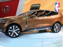 2013 Kia Cross GT concept crossover montage Stock Footage