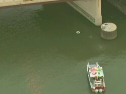 Chicago Fire Department Boats Stock Footage