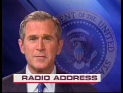 National radio address by US President News Clip