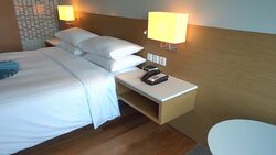 Hotel bedroom Stock Footage