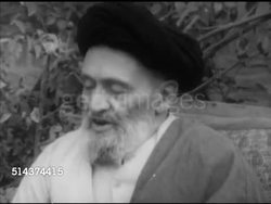 1952: IRAN: WS TIME stringer Reza Kavouasi sitting w/ Parliament Chairman Ayatollah Abol-Ghasem Kashani (1882-1962), MS Ayatollah SOT (w/translation) saying the great powers shouldn't put pressure on innocent & weak nations.... Instructional Video