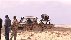 Rebels firing rockets and missiles on frontline News Clip