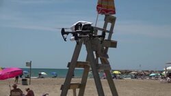Drone helps lifeguards keep swimmers safe News Clip