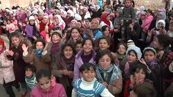 Pro Free Syrian Army Rally In Baba Amr News Clip