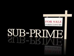 Sub prime morgage crises + matte Stock Footage