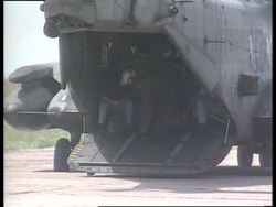 Congo - Marines stage mock evacuation News Clip