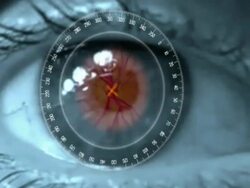 Science Fiction Eye Retina Scan Stock Footage