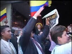 More than a dozen hostages freed by Colombian military forces are reveling in their freedom after being held for years by rebels. Three Americans part of the group are now back in the United States, awaiting a reunion with family. News Clip